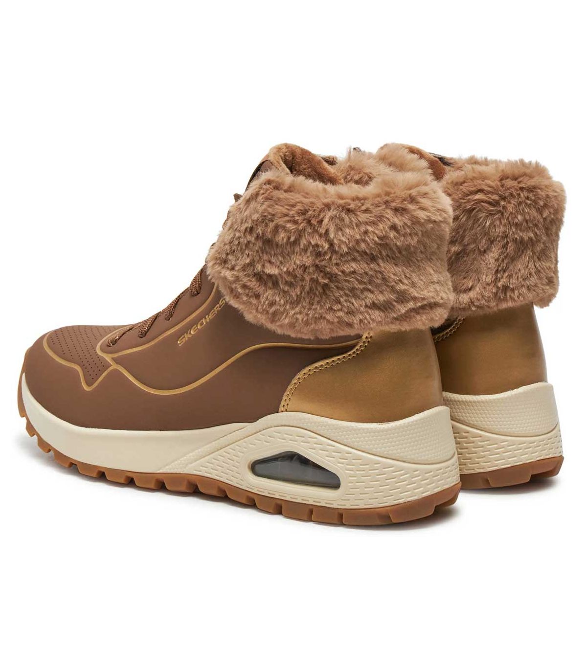 Calzado Casual Mujer Skechers Uno Rugged Fall Shimer Marron