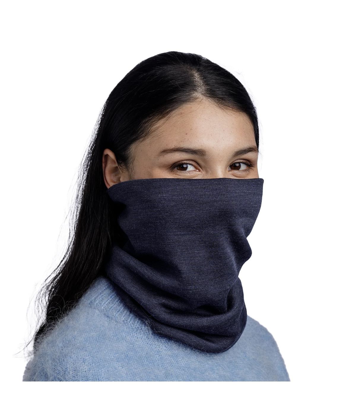 Buff Montaña Buff Merino Heavyweight Solid Night Blue