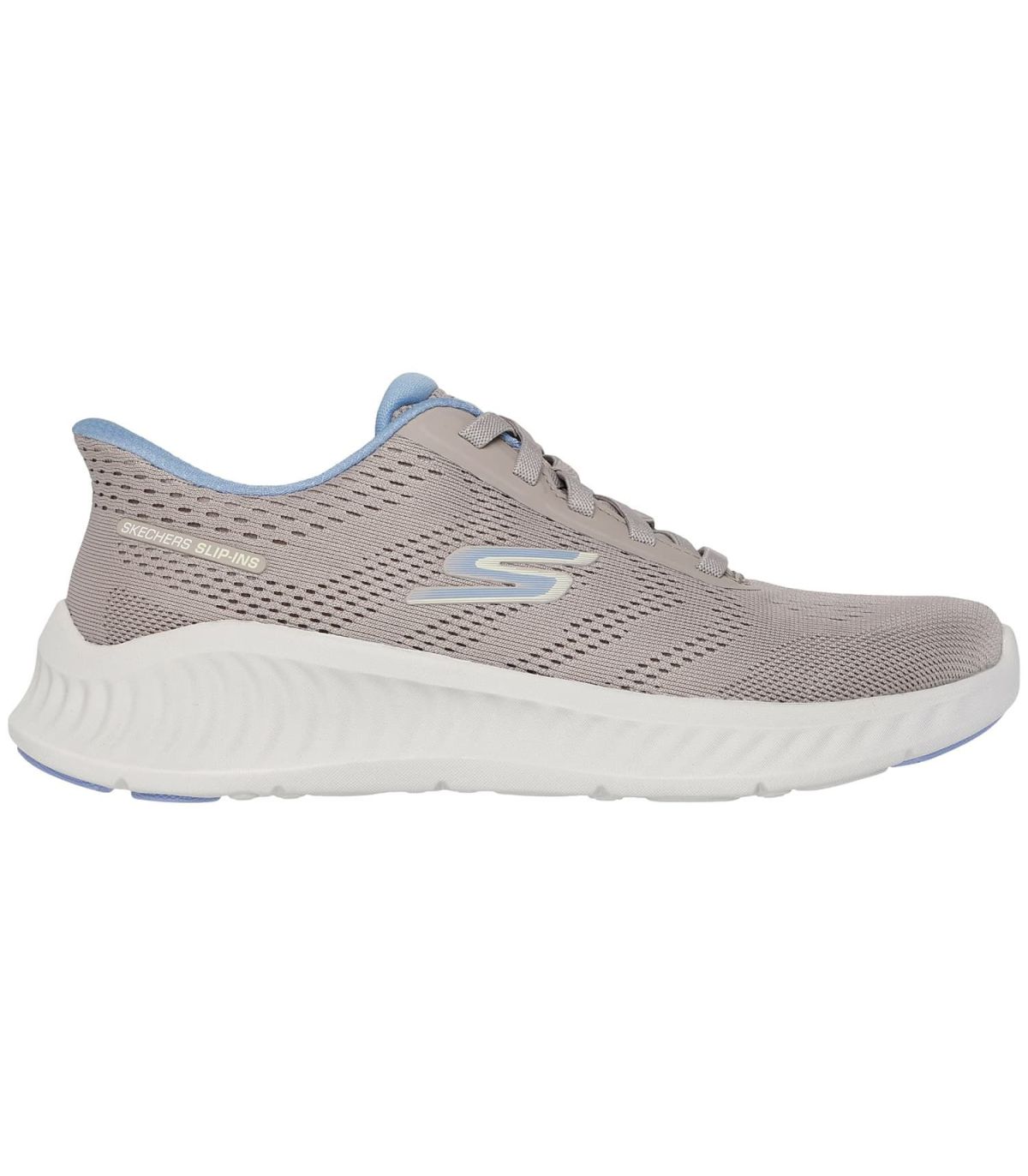Skechers Slip Ins Now Khloe | Almohadilla talón y tejido taupe