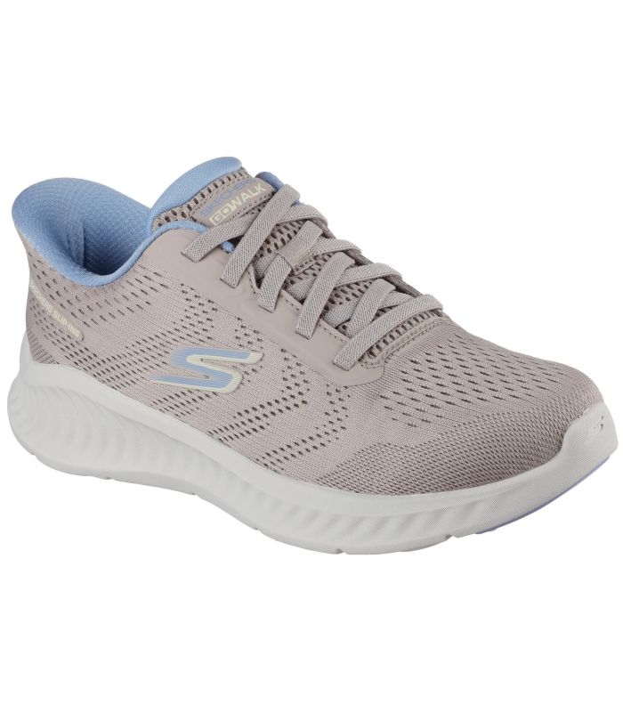 Skechers Slip Ins Now Khloe | Almohadilla talón y tejido taupe