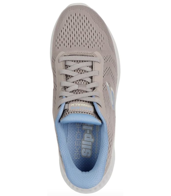Skechers Slip Ins Now Khloe | Almohadilla talón y tejido taupe