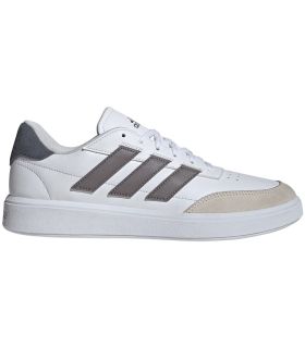 Adidas Courtblock 09 | Franjas ceniza y refuerzo frontal