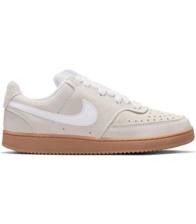 Nike Court Vision Low Beige Mujer | Ante y puntera ventilada