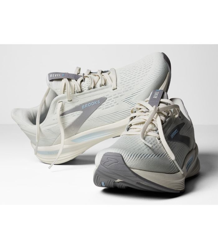 Brooks Revel 8 Bluewash Mujer | Fit Knit Reactividad 224g 8mm