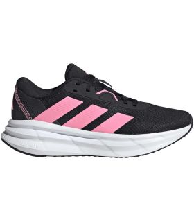Zapatillas Adidas Galaxy 7 mujer color negro con malla transpirable y amortiguación reactiva para running y gimnasio.