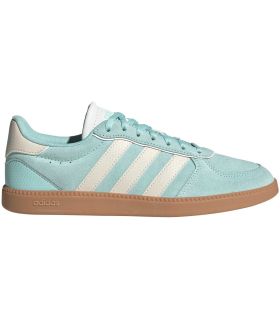 Zapatillas Adidas Breaknet Sleek 69 mujer color azul, diseño de tenis clásico con silueta estilizada y deportiva.