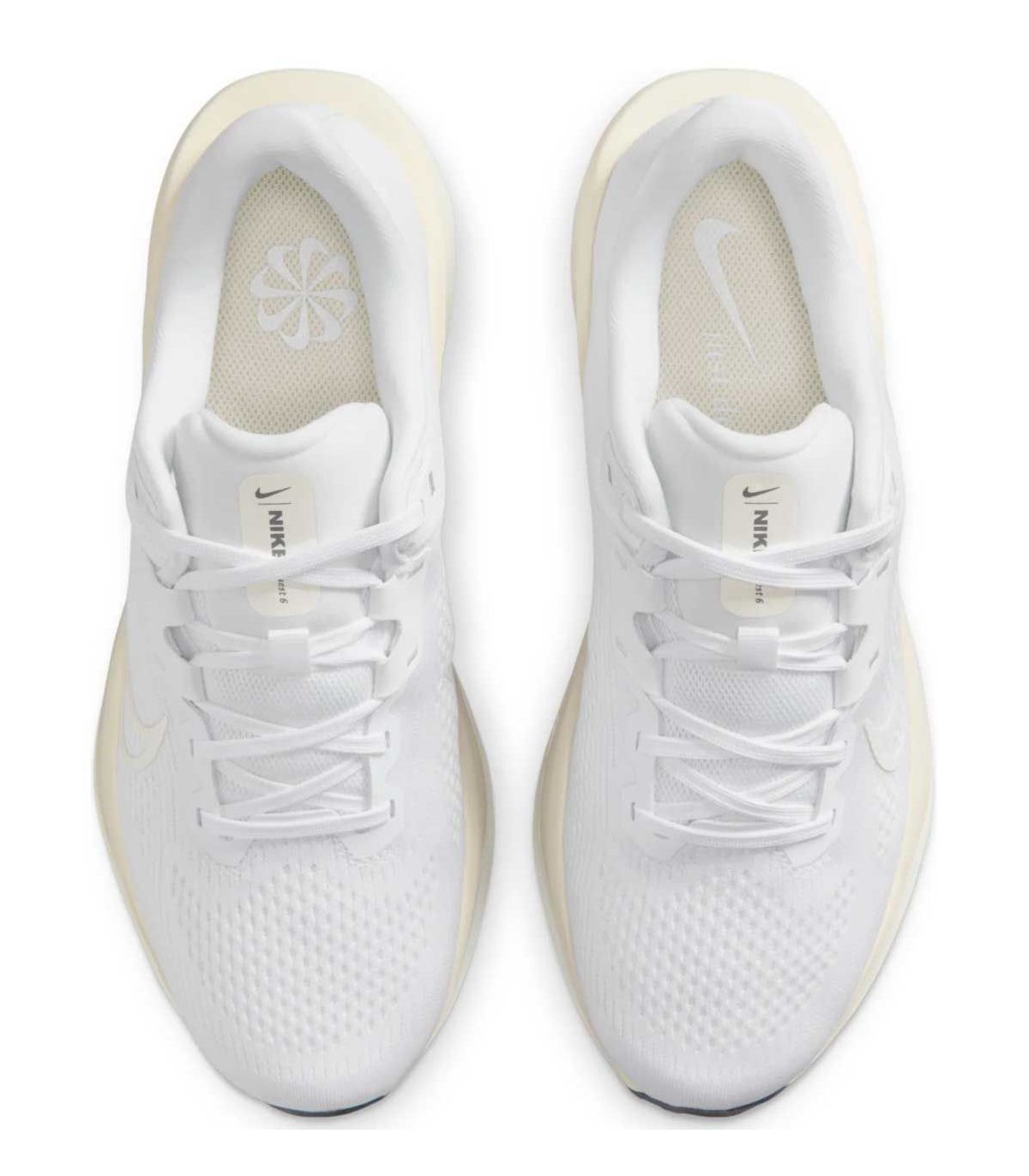 Nike Quest 6 Mujer | Zapatillas running neutras blancas