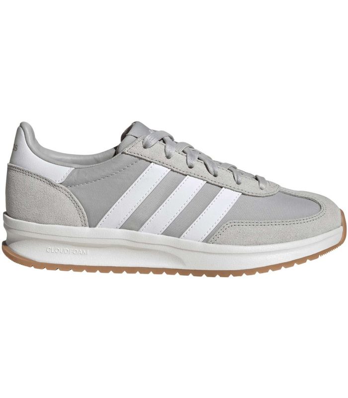 Zapatillas Adidas Run 70S 2.0 gris mujer, diseño retro running y mediasuela EVA para confort diario.