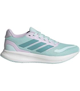 Adidas Runfalcon 5 95 Junior verdes: zapatillas de running ligeras y cómodas para niños activos y uso escolar.