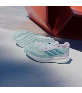 Adidas Runfalcon 5 Junior - Zapatillas de running para niño verde