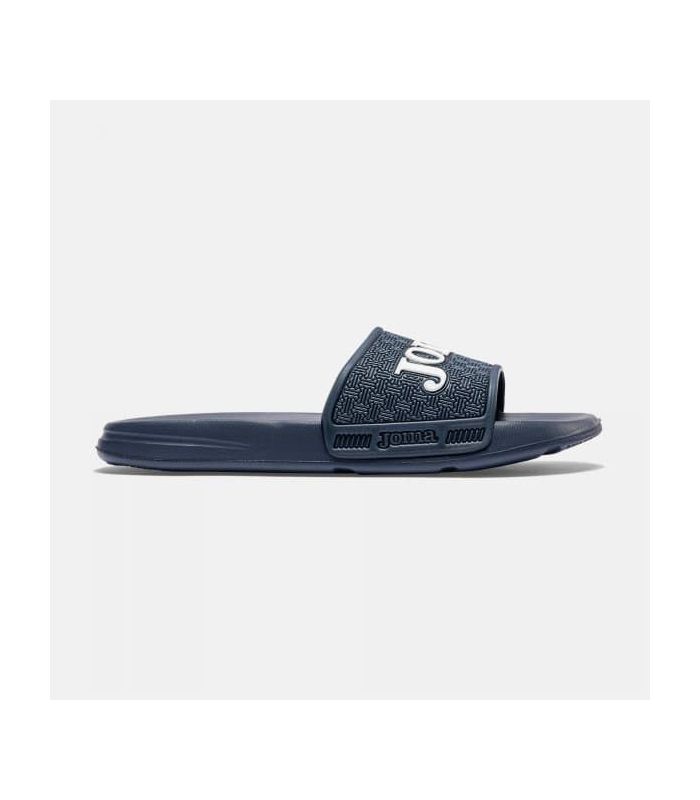 Chanclas Joma S.Land JR azules ergonómicas para piscina y post-entrenamiento infantil.