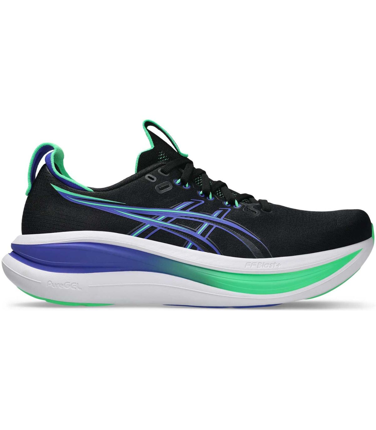 Zapatillas de running Asics Gel Nimbus 28 con amortiguación superior para corredores de pisada neutra en asfalto.