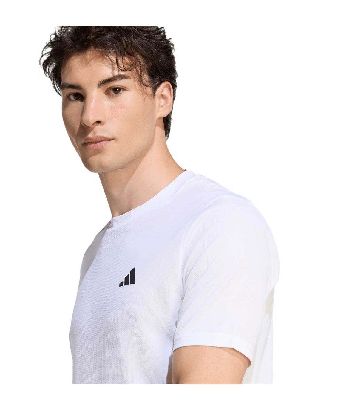 Adidas Camiseta We Bas Blanco | Fibra suave y ergonomía
