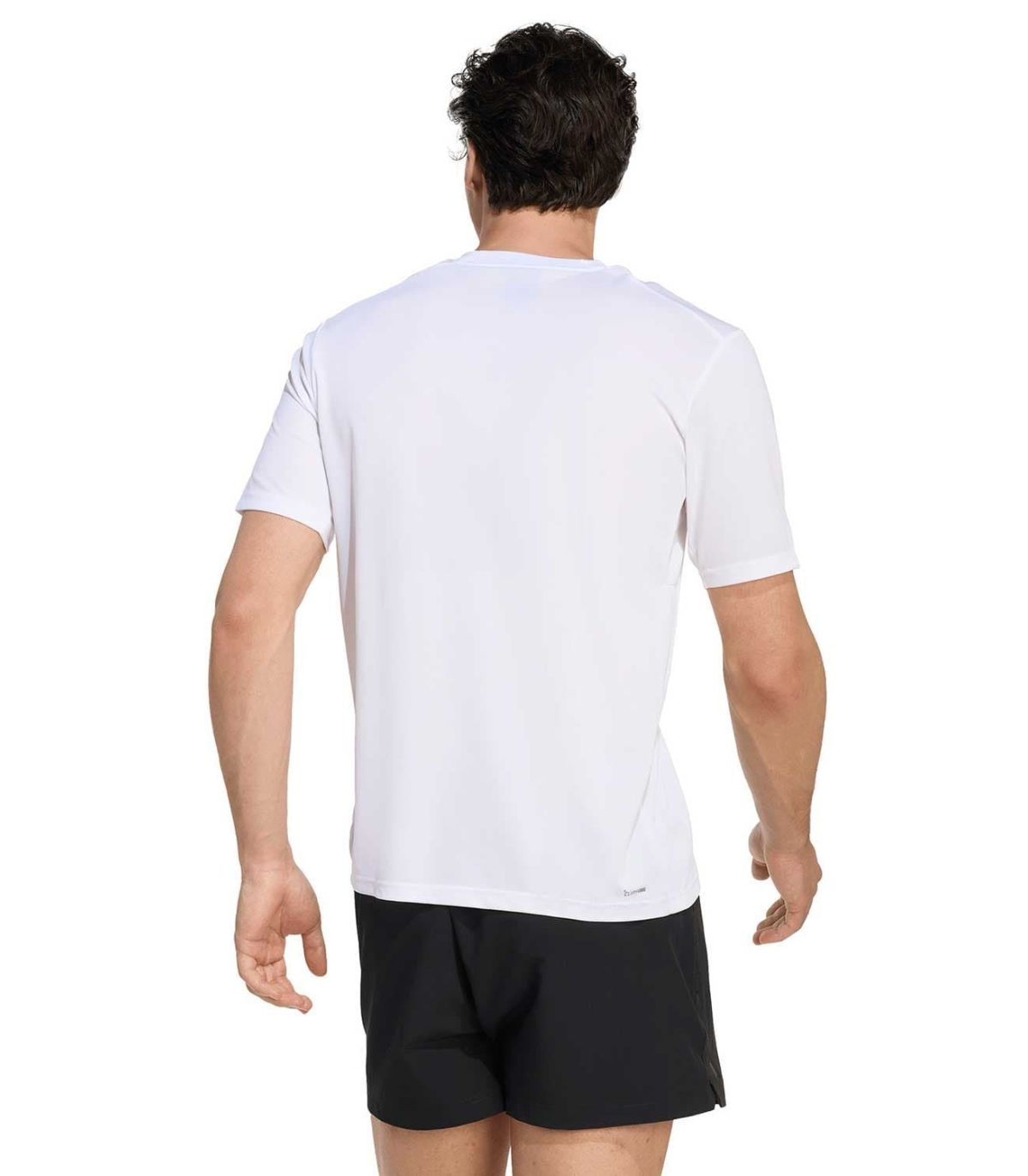 Adidas Camiseta We Bas Blanco | Fibra suave y ergonomía