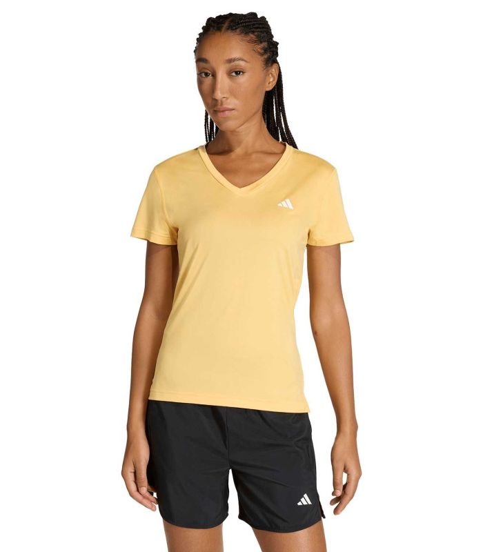 Adidas Camiseta We Min V Nk Amarillo Mujer | Control humedad