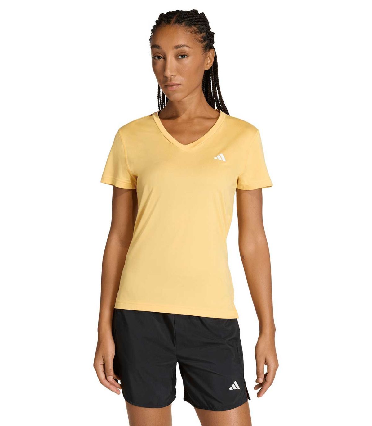 Adidas Camiseta We Min V Nk Amarillo Mujer | Control humedad