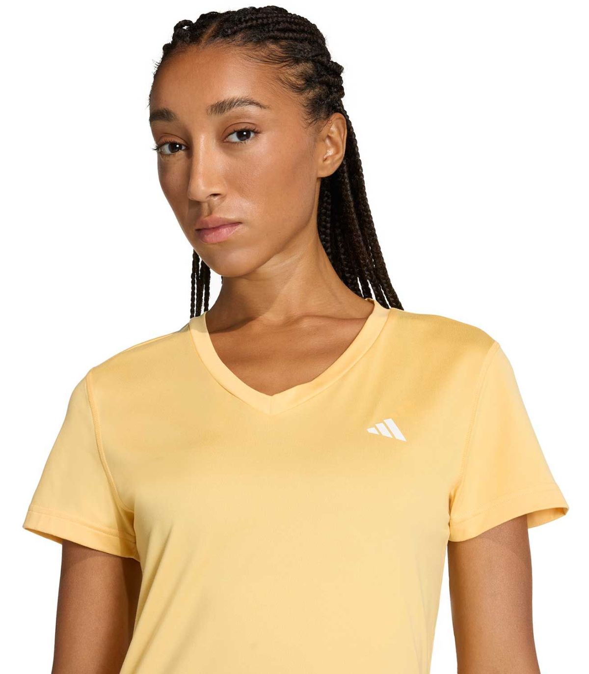 Adidas Camiseta We Min V Nk Amarillo Mujer | Control humedad