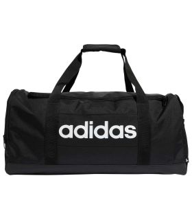 Adidas Bolsa de Deporte Mediana Linear | Base reforzada y compartimentación técnica