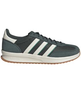 Zapatillas Adidas Run 70s 2.0 verdes para hombre, diseño retro running setentero y comodidad urbana.