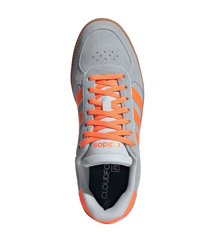 Adidas Breaknet Sleek 73 Mujer | Suela caramelo y naranja flúor