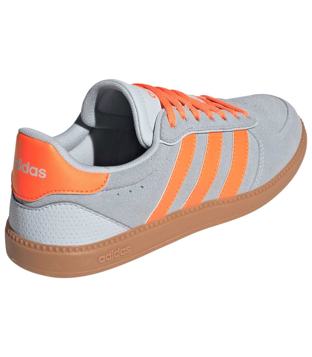 Adidas Breaknet Sleek 73 Mujer | Suela caramelo y naranja flúor