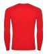 Camiseta térmica Roly Prime roja, capa base deportiva transpirable y ergonómica.