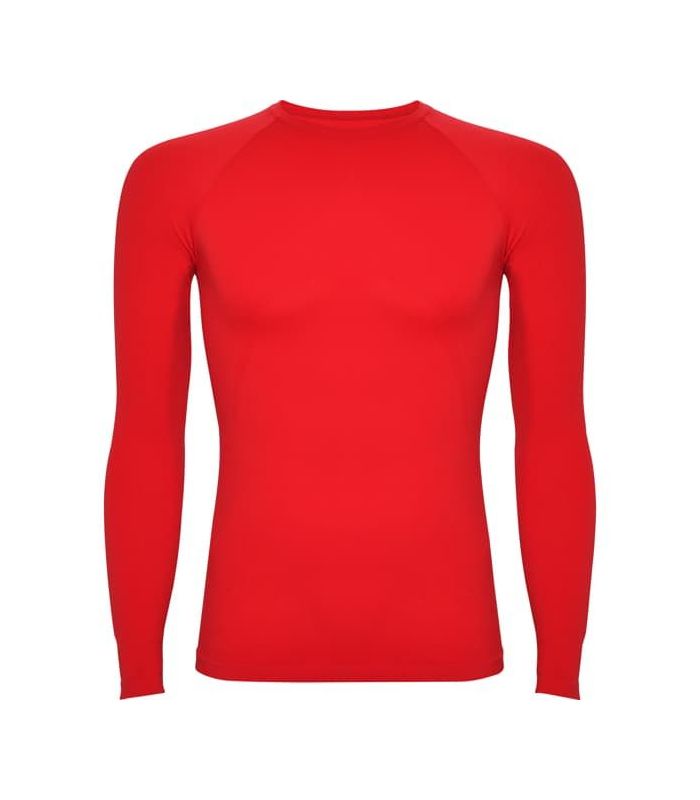 Roly Camiseta Termica Prime Rojo | Costura raglán y ergonomía