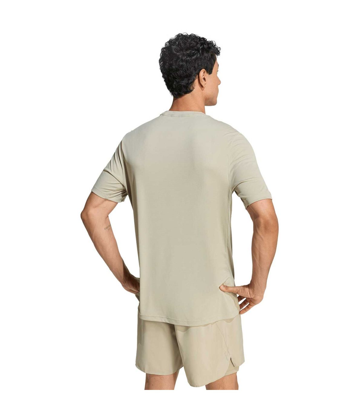 Adidas Camiseta Running Run Ess | Tono arena y secado rápido