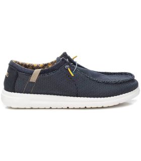 Zapato casual XTI 14357603 azul para hombre, diseño deportivo ligero y confortable.