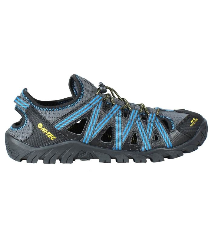 Sandalia Hi-Tec Dugon para hombre: calzado transpirable con suela de gran agarre para senderismo ligero y ciudad.