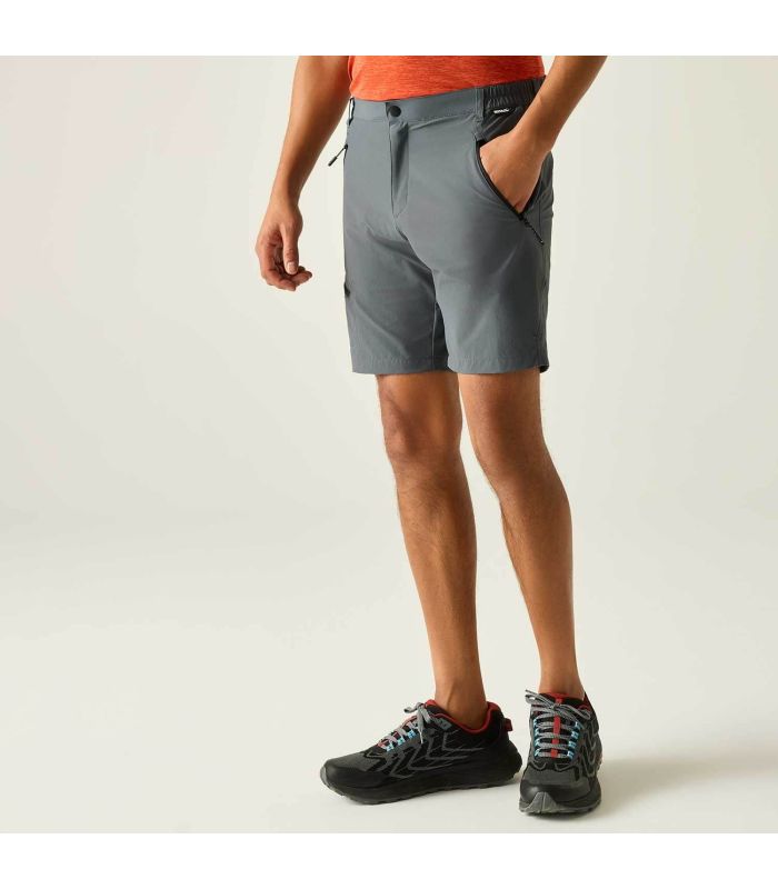 Regatta Pantalon Corto Xertstretch Gris | Elasticidad 4-way