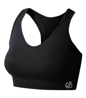 Sujetador deportivo Dare2b ReactBra de alta sujeción y tejido transpirable para entrenamiento intenso.
