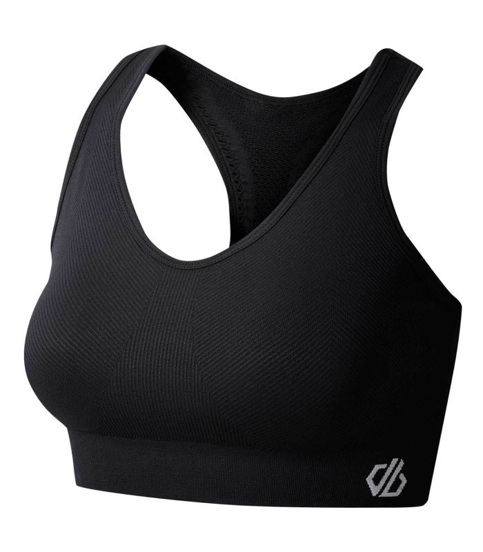 Sujetador deportivo Dare2b ReactBra de alta sujeción y tejido transpirable para entrenamiento intenso.