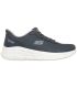 Skechers Slip-ins Bobs Flex Lucy azul marino, zapatillas sin manos con Memory Foam y malla transpirable para mujer.