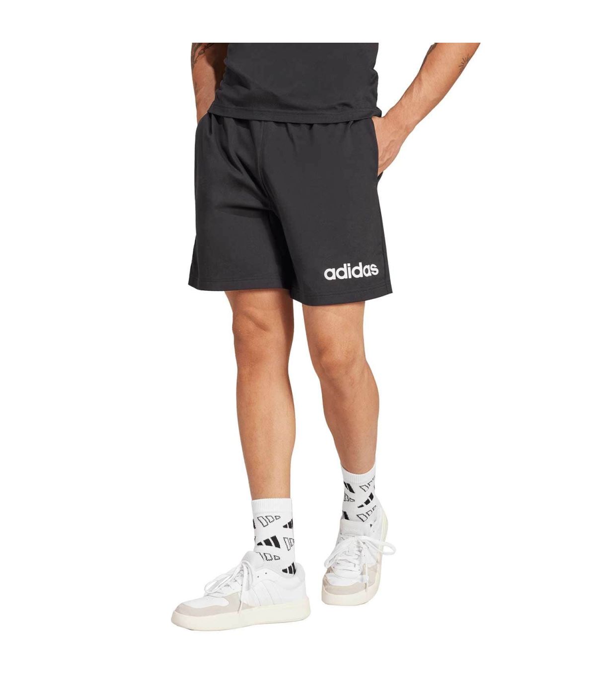 Adidas Pantalon Corto Linear | Cintura elástica y cordón