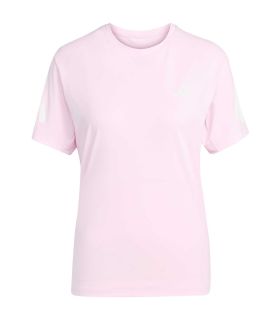 Camiseta Adidas Adi365 Climacool rosa para mujer, diseño ergonómico y transpirable para running y entrenamiento.