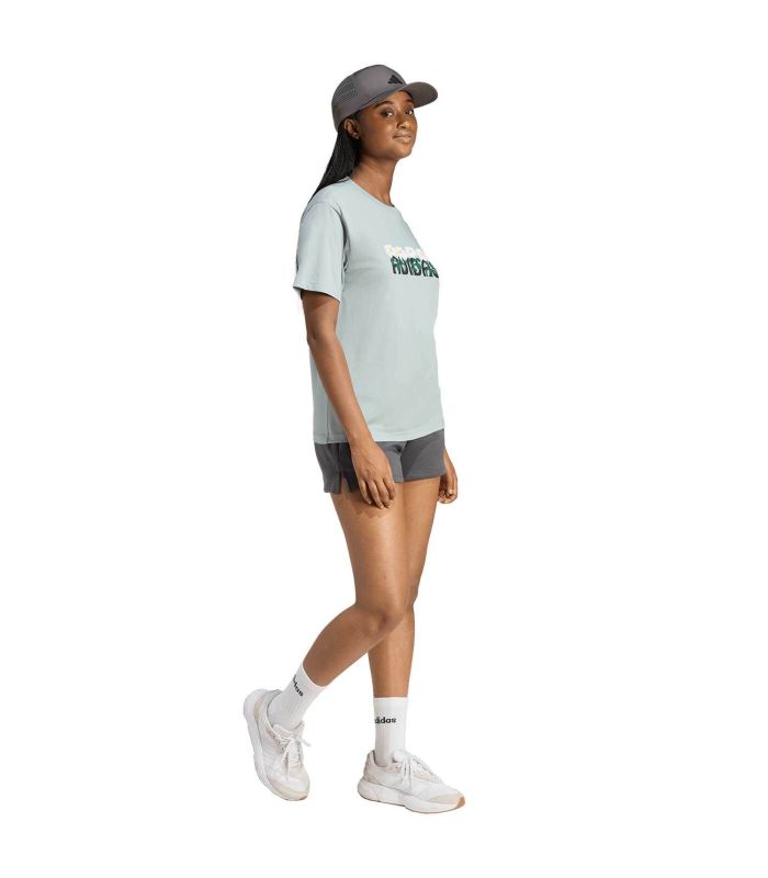 Adidas Camiseta Soft Side Mujer | Estampado floral y costuras ergonómicas