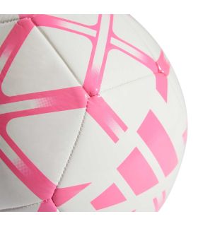 Balón de fútbol Adidas Starlancer rosa talla 5