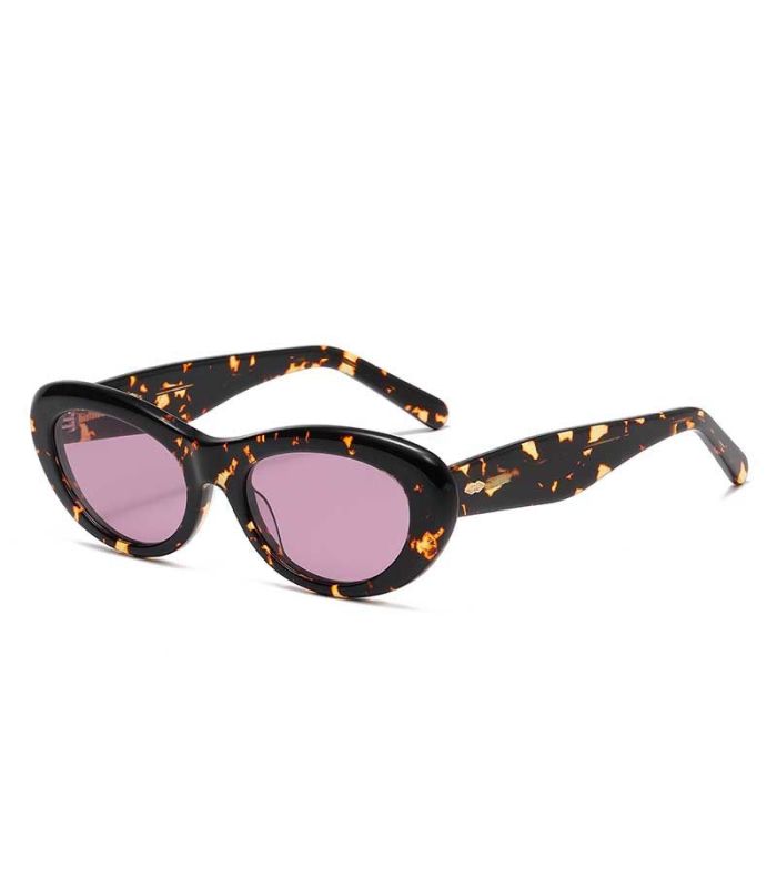 Gafas de sol polarizadas Ocean Sardinero marrón y morado para deporte y uso casual.