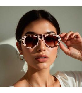 Ocean Gafas de Sol Polarizadas Cote des Basques White / Brown