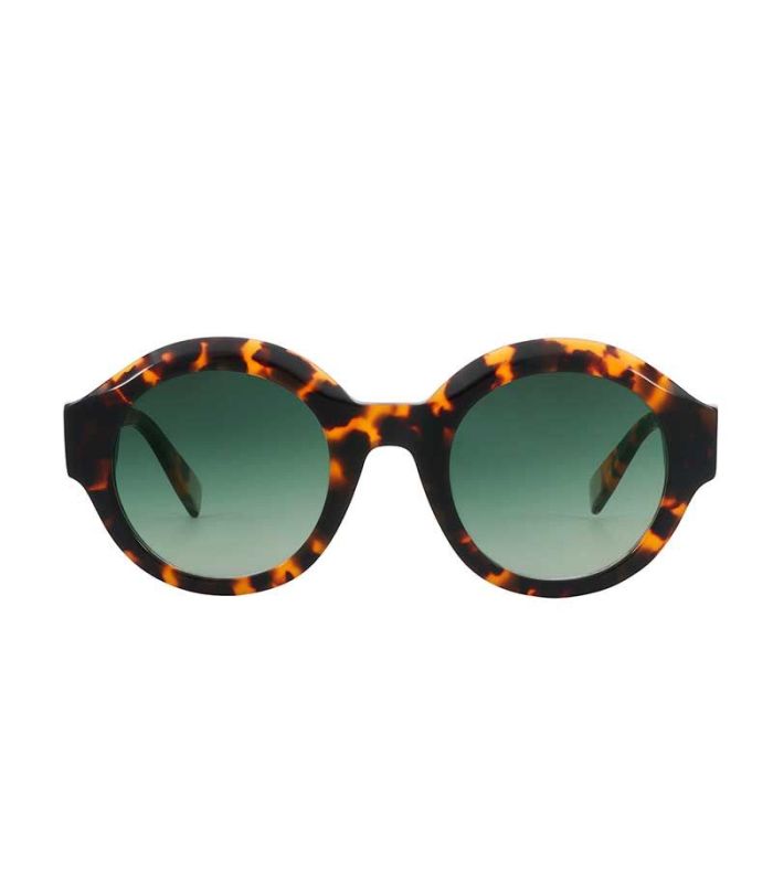 Ocean Gafas de Sol Polarizadas New Era 3 Brown / Green | Perfil circular carey