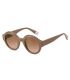 Gafas de sol polarizadas Ocean New Era 3 en color beige y marrón con montura ligera para deportistas.