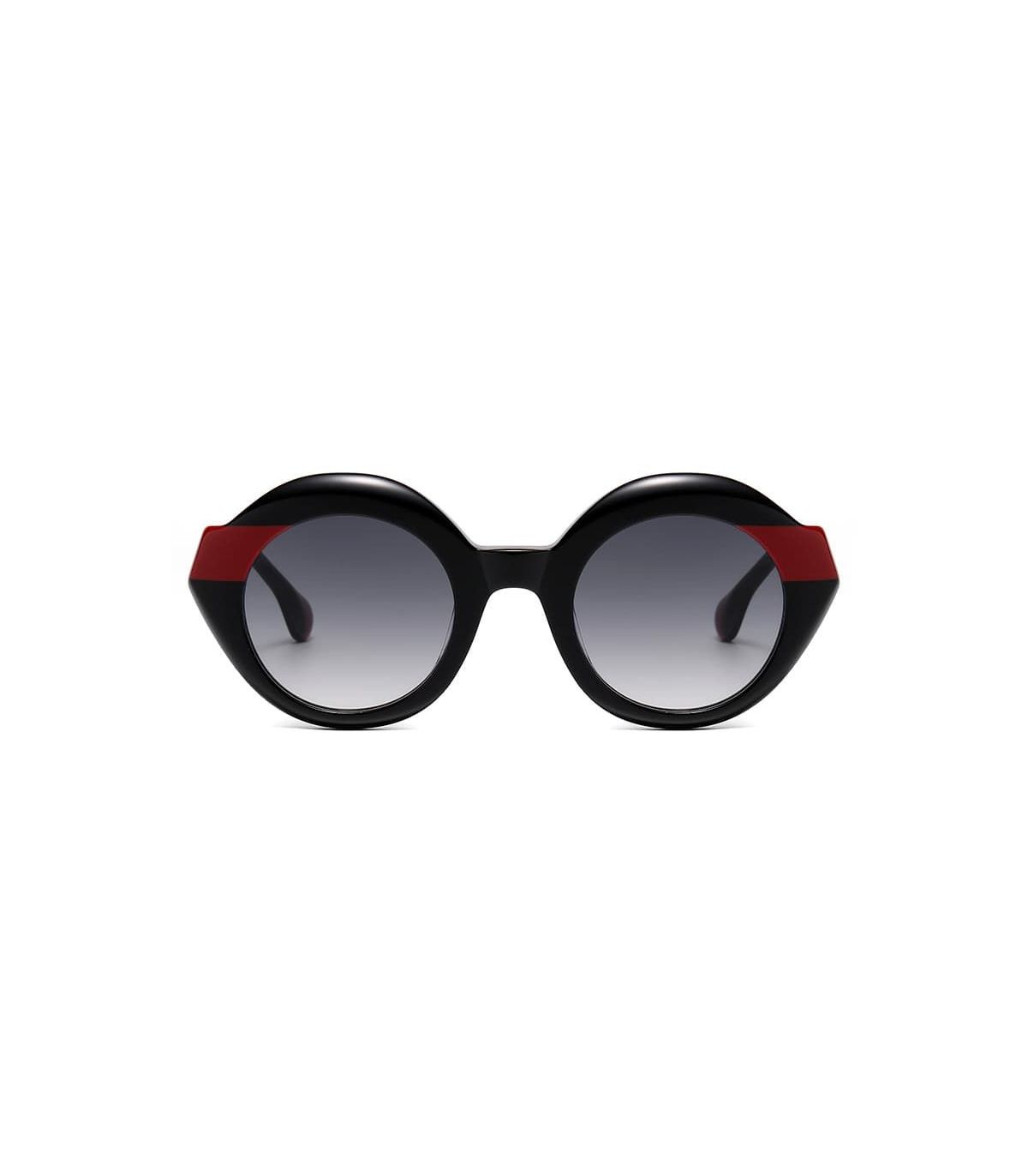 Ocean Gafas de Sol Polarizadas New Era 8 Black / Grey | bicolor carmín