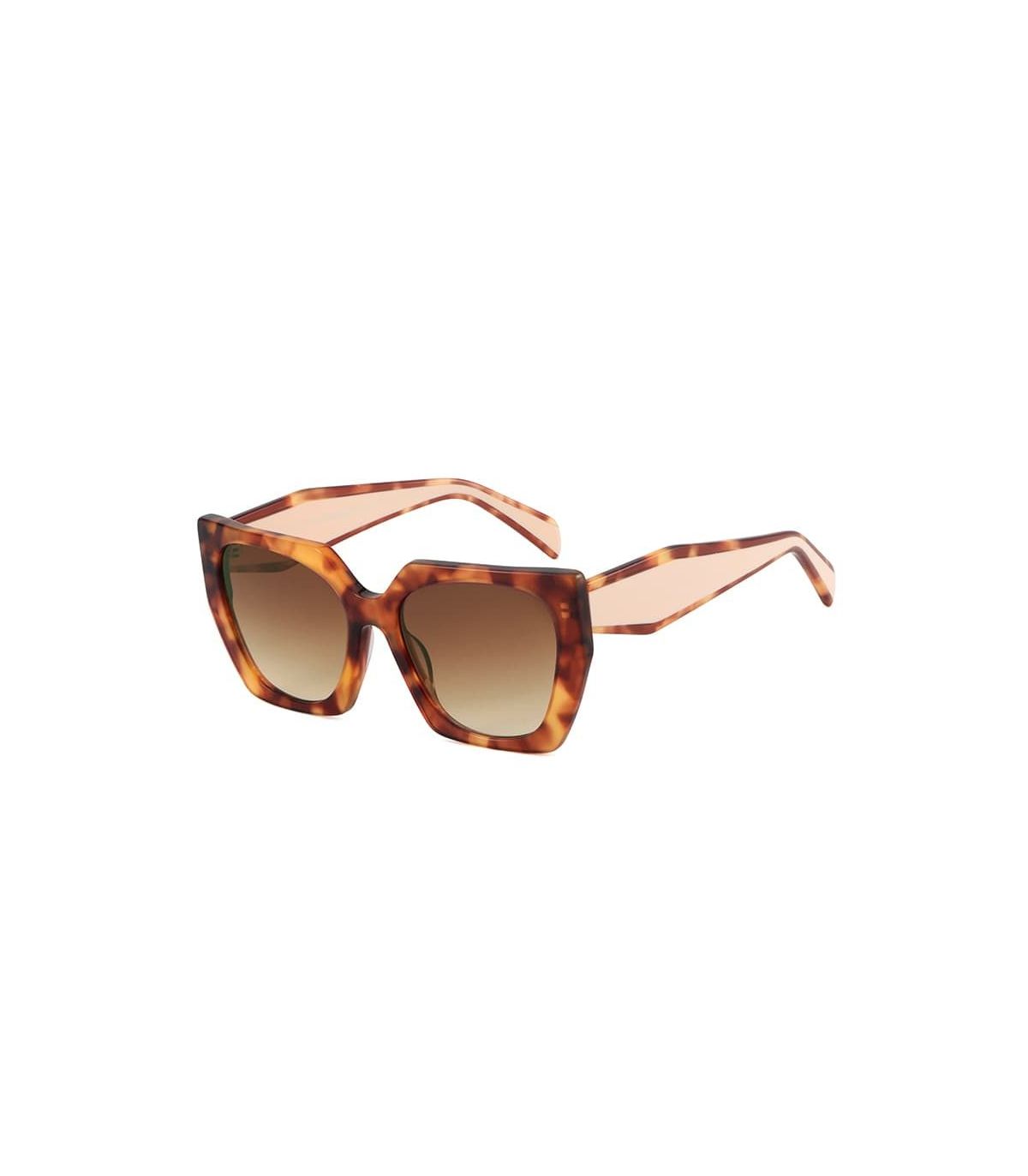 Gafas de sol polarizadas Ocean New Era 13 con montura marrón y lentes polarizadas para mujer.