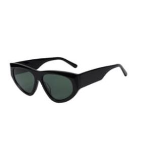 Gafas de sol polarizadas Ocean Parapat Black Smoke para running con montura negra y lentes oscuras.