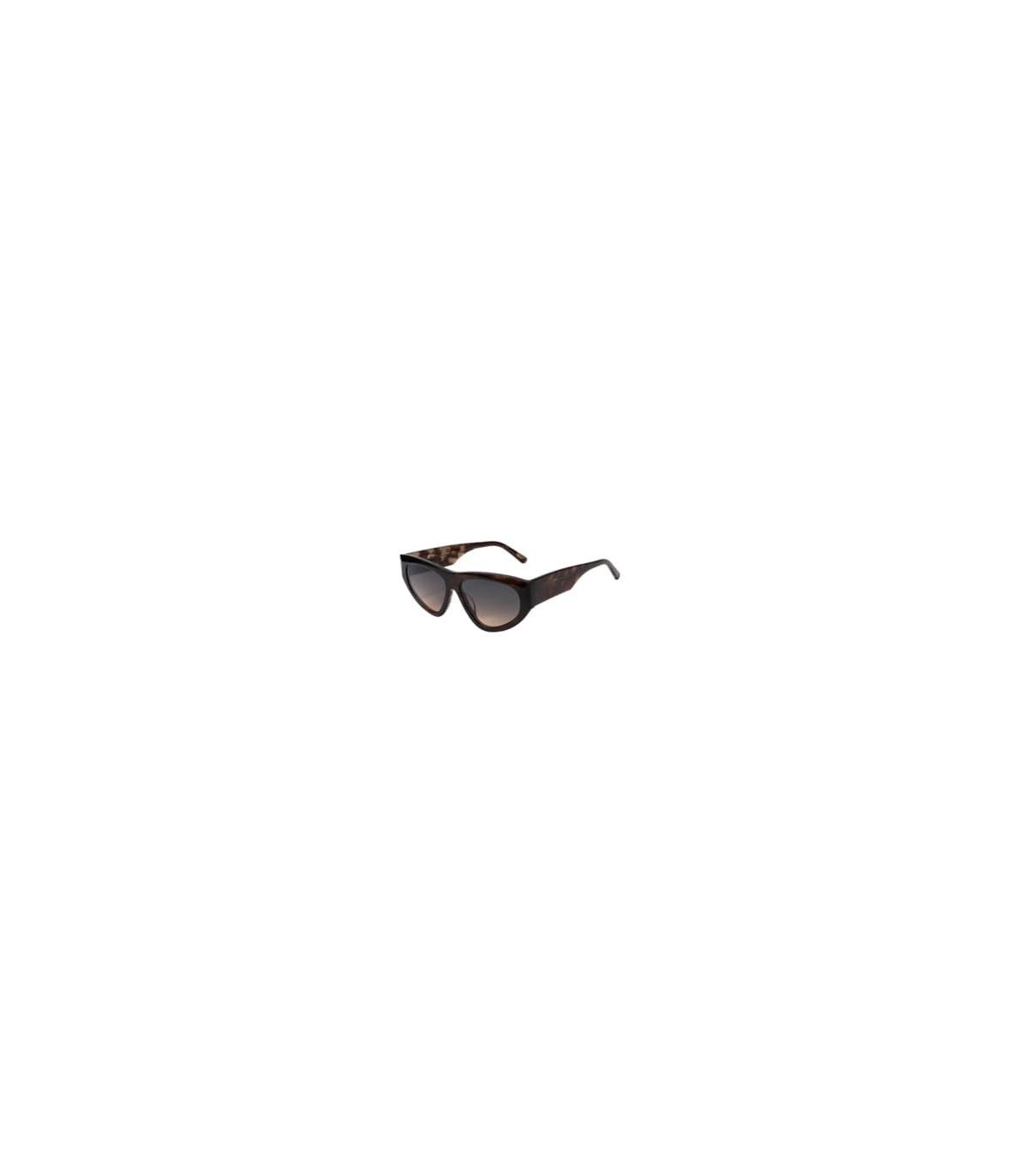 Gafas de sol polarizadas Ocean Parapat marrón para mujer con lentes y montura marrón.