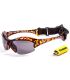 Gafas de sol polarizadas Ocean Mauricio con montura marrón unisex y lentes de alta definición.