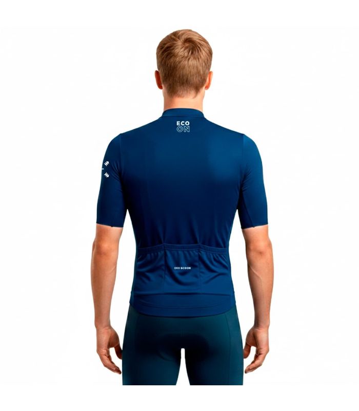 Ecoon Camiseta Manga Corta Ciclismo Pro Domancy Navy | cremallera
