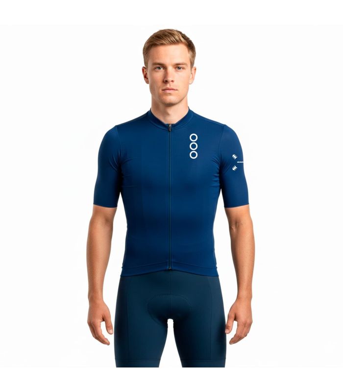 Ecoon Camiseta Manga Corta Ciclismo Pro Domancy Navy | cremallera