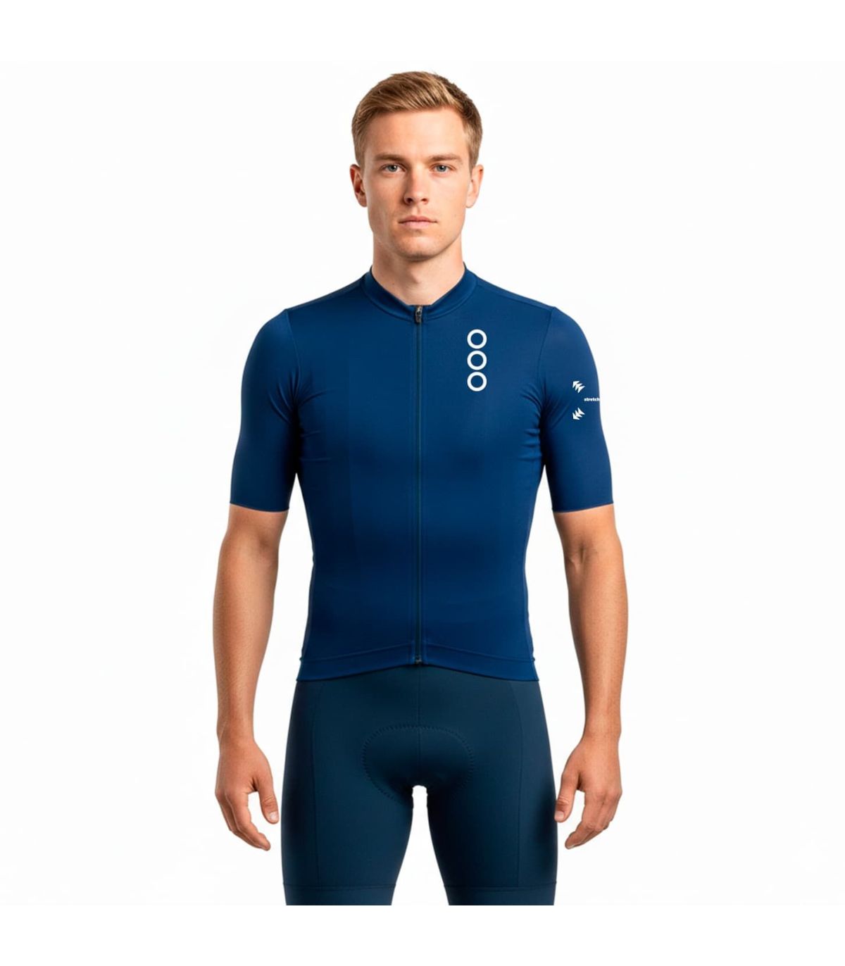Ecoon Camiseta Manga Corta Ciclismo Pro Domancy Navy | cremallera
